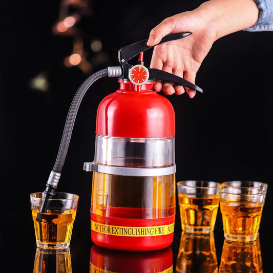 Distributeur de boissons à vin créatif 2 L, extincteur, verseur, distributeur d'eau de bière de fête, fûts de bière, boisson, alcool, accessoire de bar, gadgets de cuisine