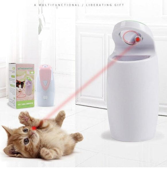 Jouet laser intelligent à LED pour chat, chargement USB