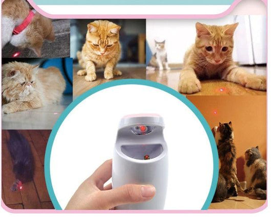Jouet laser intelligent à LED pour chat, chargement USB
