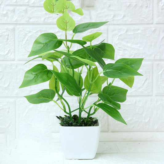 Ensemble de table en pot, mini ornements, fausse plante, bonsaï, décoration de maison, salon, plantes vertes d'intérieur, ameublement