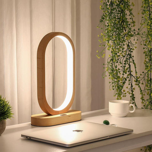Lampe de table à LED à intensité variable par induction