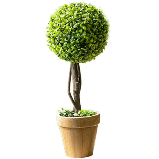 Plante artificielle idyllique et fausses fleurs en pot pour l'ameublement d'intérieur du salon