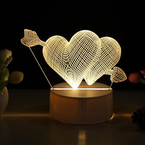 Lampe de bureau stéréo à LED pour la protection des yeux, lampe de chevet USB, cadeau