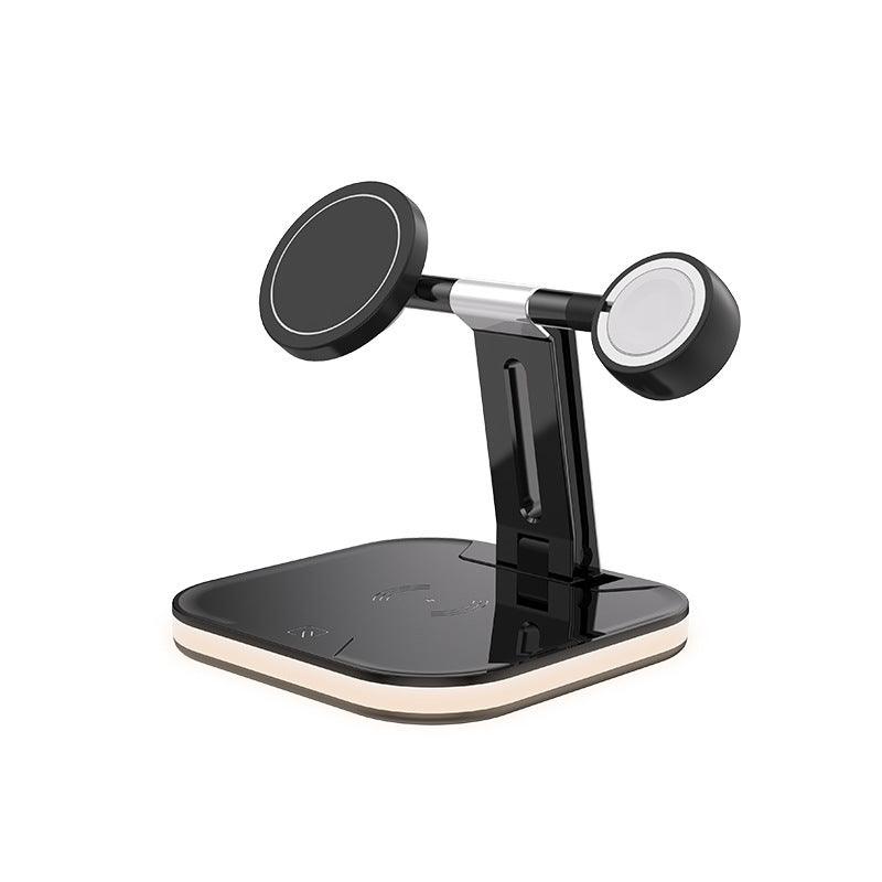 Compatible with Apple, 3 In 1 Magnetic Wireless Charger 15W Fast Charging Station For Magsafe Chargers - Grivelo