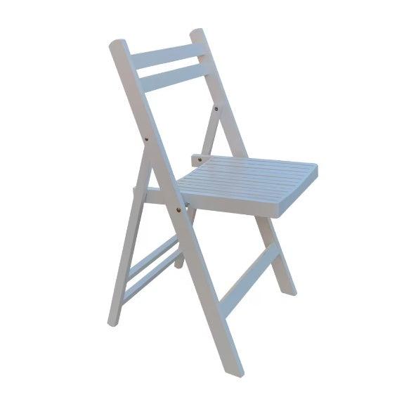 Chaises pliantes en bois à lattes pour événements spéciaux