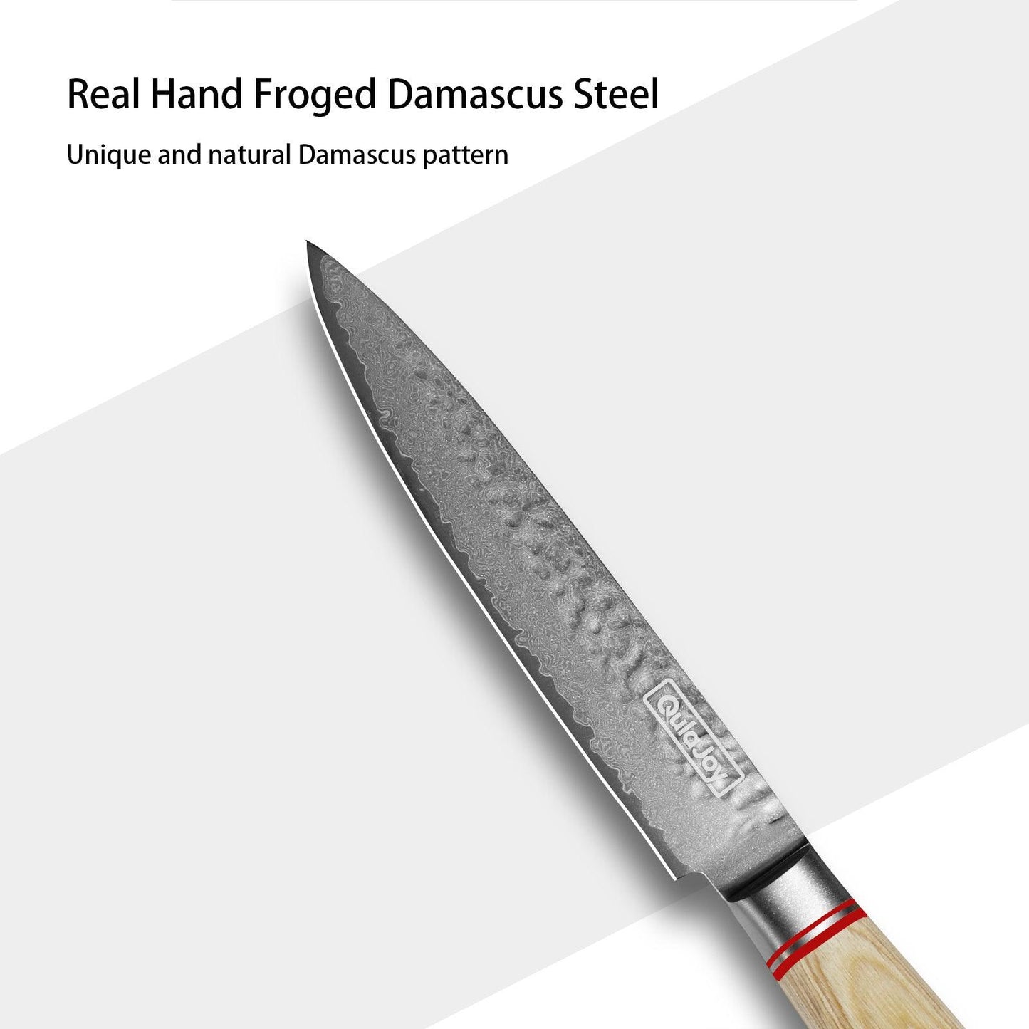 Couteau Nakiri Qulajoy 6,9 pouces, couteau à légumes professionnel, couteaux de cuisine japonais, couteau de chef Damas 67 couches, couteau de cuisine pour la maison et l'extérieur avec manche en bois ergonomique