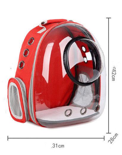 Sac pour chat entièrement transparent pour animaux de compagnie
