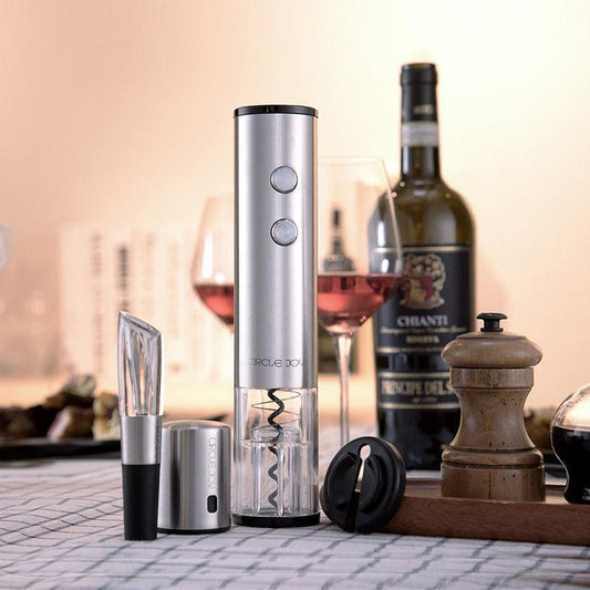 Ensemble d'ouvre-bouteilles automatiques électriques en acier inoxydable