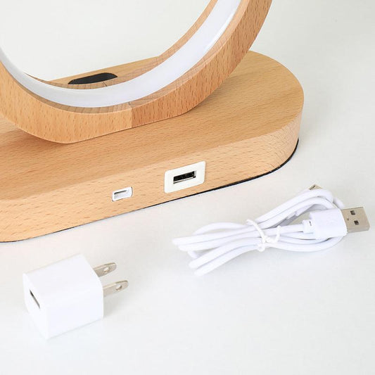 Lampe de table à LED à intensité variable par induction