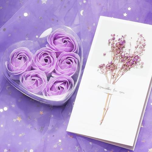 Birthday Gifts for Women Self Care Gifts Get Well Soon Gifts, Rose Relaxing Spa Gifts Basket Care Package w/ Luxury Flannel Blanket, Unique Mothers Day Gifts for Mom Her Friend Sister Wife Grandma