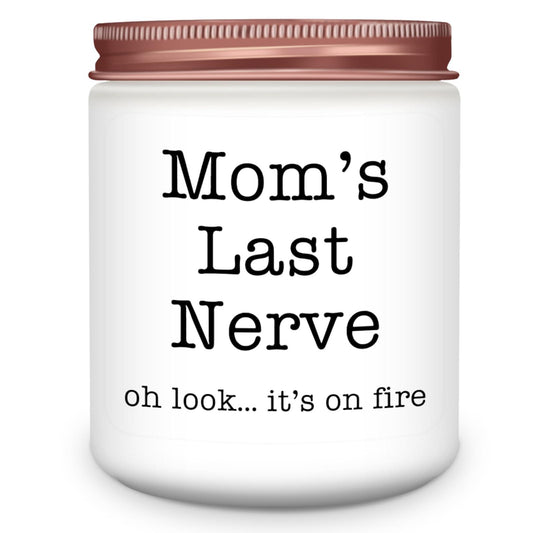 Cadeaux Homsolver pour maman de la part de sa fille et de son fils, meilleurs cadeaux pour maman, maman drôle, anniversaire, Thanksgiving pour maman, belle-mère, mère adoptive, le dernier nerf de maman