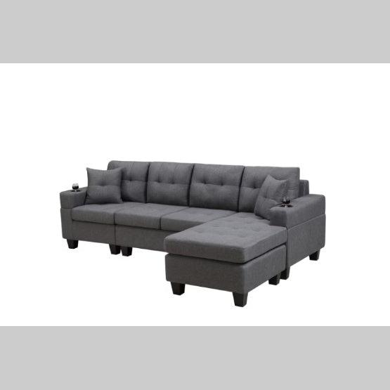 Canapé sectionnel en tissu