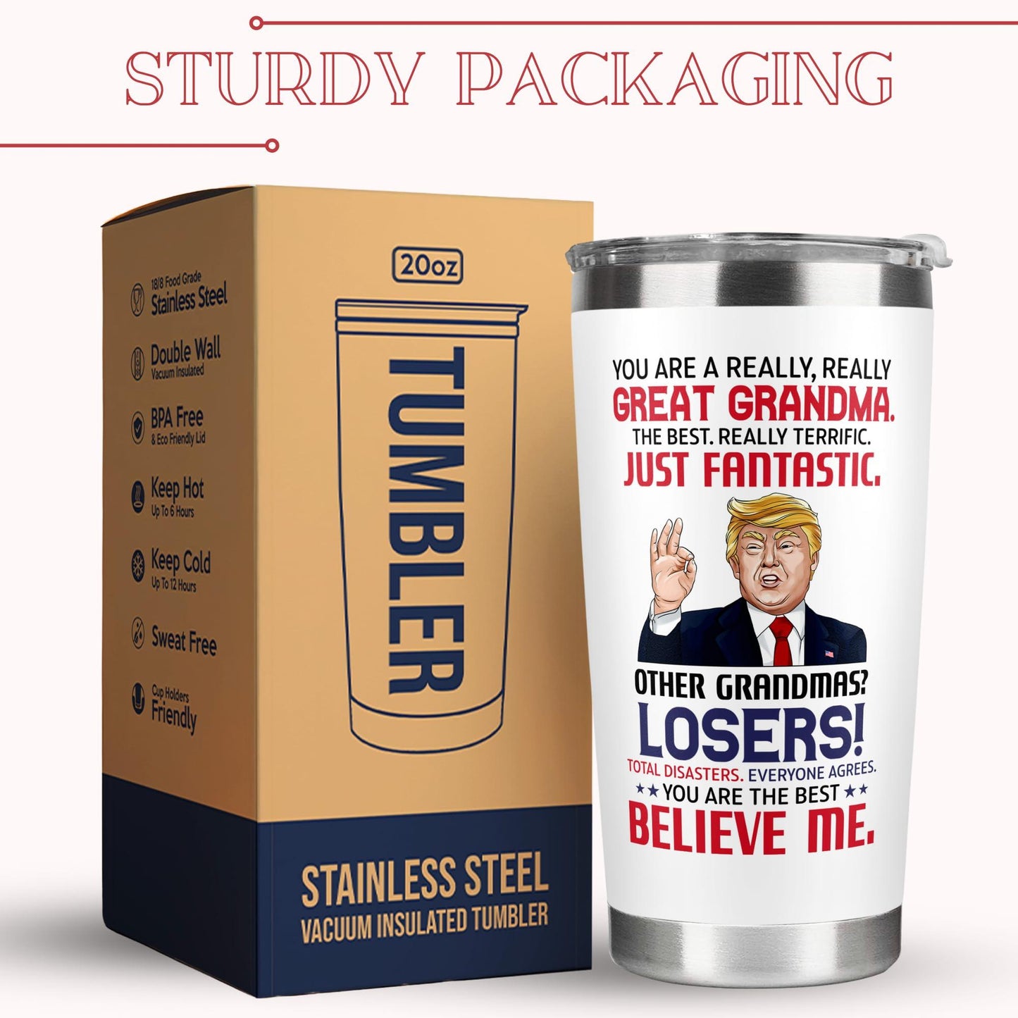 UMACVN Gifts for Mom from Daughter Son - Mothers Day Gifts for Mom Wife - Birthday, Christmas Gift Ideas for Moms - Gift for Mama, Moms, Mother from Kids - 20 Oz Stainless Steel White Tumbler