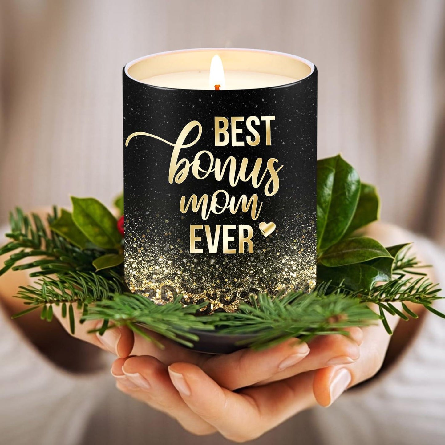 TEEZWONDER Cadeaux Fête des Mères pour Maman de Fille Fils - Bougie Parfumée Enfant Préféré Vanille Lavande 10oz - Cadeau Fête des Mères Fête des Pères pour Maman Papa Grand-mère Grand-père, Cadeau d'Anniversaire pour Femmes Hommes