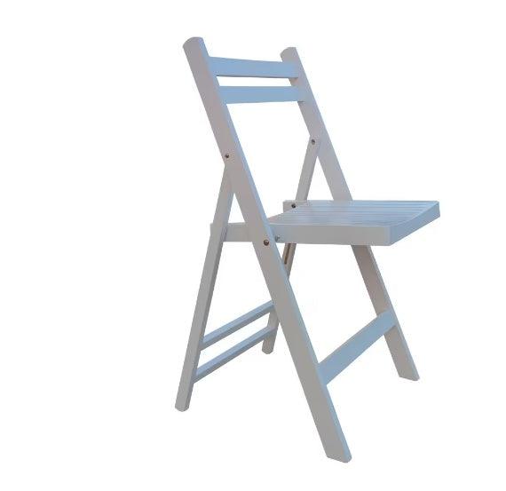 Chaises pliantes en bois à lattes pour événements spéciaux