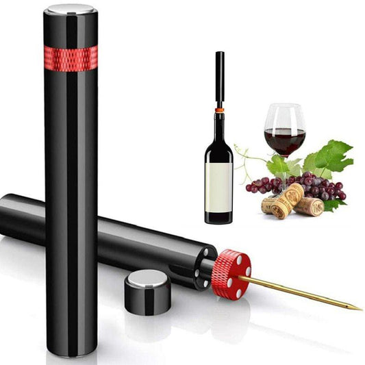 Tire-bouchon en acier inoxydable pour bouteille de vin, petite taille, pompe à air, outil d'ouverture, tire-bouchon, accessoires de bar 