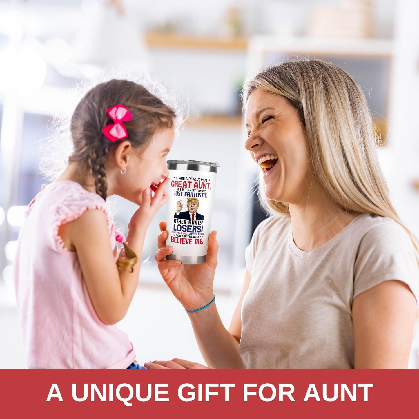 UMACVN Gifts for Mom from Daughter Son - Mothers Day Gifts for Mom Wife - Birthday, Christmas Gift Ideas for Moms - Gift for Mama, Moms, Mother from Kids - 20 Oz Stainless Steel White Tumbler