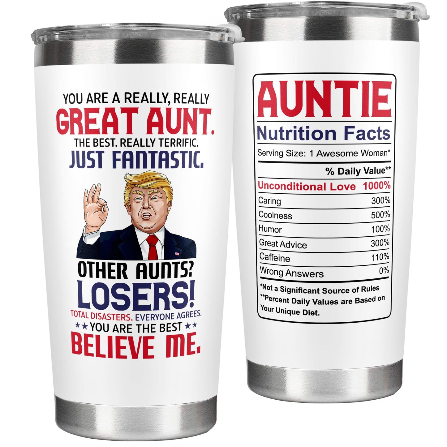 UMACVN Gifts for Mom from Daughter Son - Mothers Day Gifts for Mom Wife - Birthday, Christmas Gift Ideas for Moms - Gift for Mama, Moms, Mother from Kids - 20 Oz Stainless Steel White Tumbler