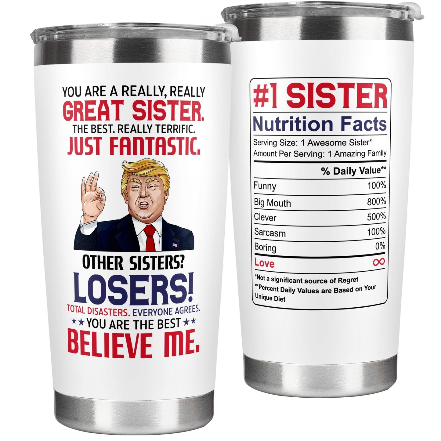 UMACVN Gifts for Mom from Daughter Son - Mothers Day Gifts for Mom Wife - Birthday, Christmas Gift Ideas for Moms - Gift for Mama, Moms, Mother from Kids - 20 Oz Stainless Steel White Tumbler