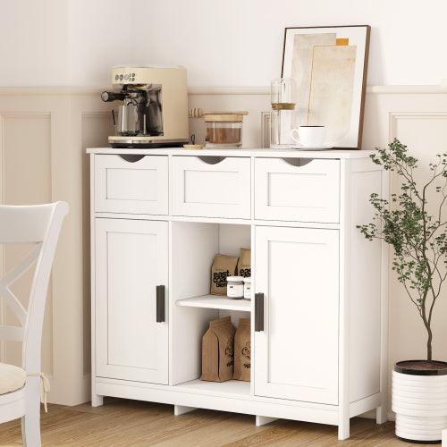 Meubles de rangement, meuble de sol en bois, avec tiroirs et étagères, meuble d'appoint pour salon, chambre, salle de bain, meubles de décoration intérieure
