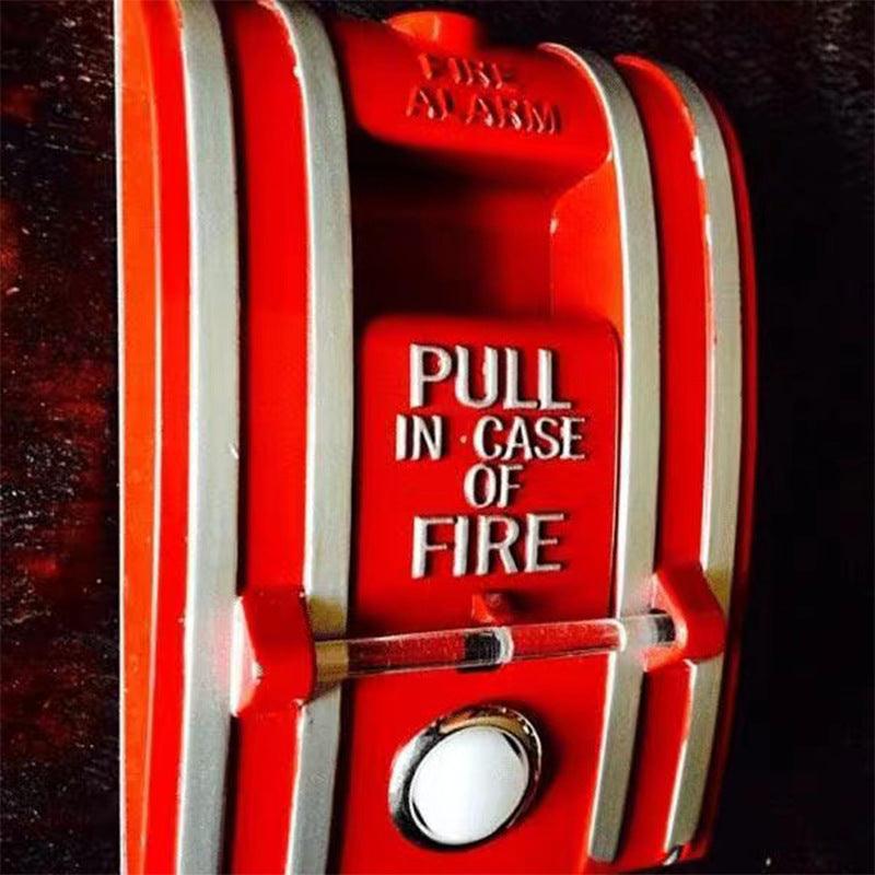 Red Retro Smart Doorbell Metal Waterproof Button Switch - Grivelo
