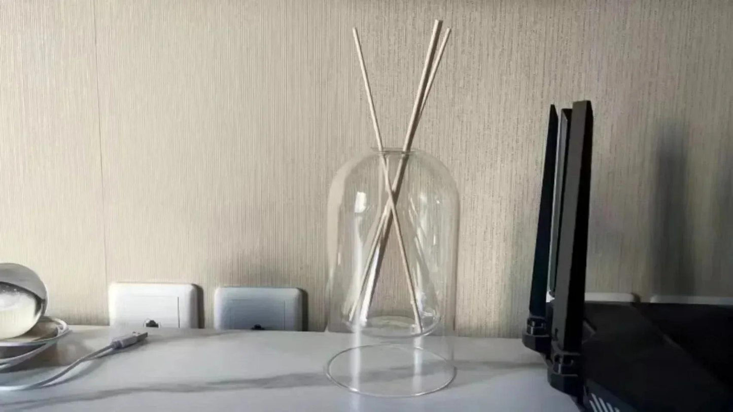 Flacon diffuseur de parfum 130/200 ml, vase diffuseur de style simple, flacon en verre, flacon d'aromathérapie pour huiles essentielles de style européen