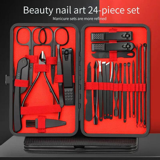 Ensemble de coupe-ongles, outils de beauté pratiques, coupe-ongles, coupe-ongles, couteau de pédicure, couteau à éplucher les oreilles, manucure des ongles T