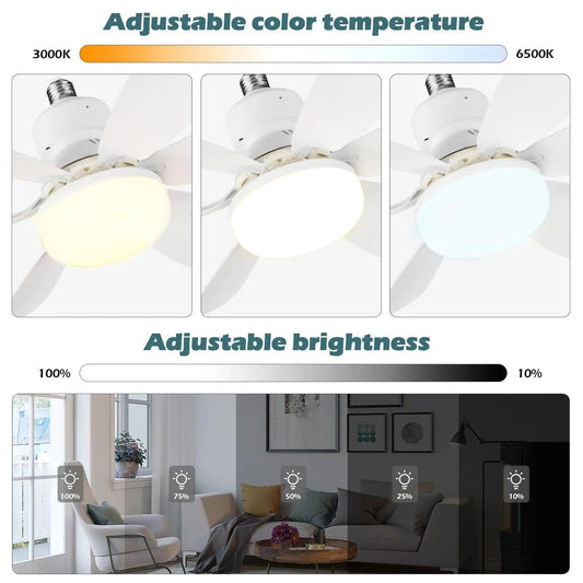 Plafonnier LED 30 W avec variateur d'intensité, culot E27, idéal pour un salon, un bureau ou un usage domestique, 85-265 V