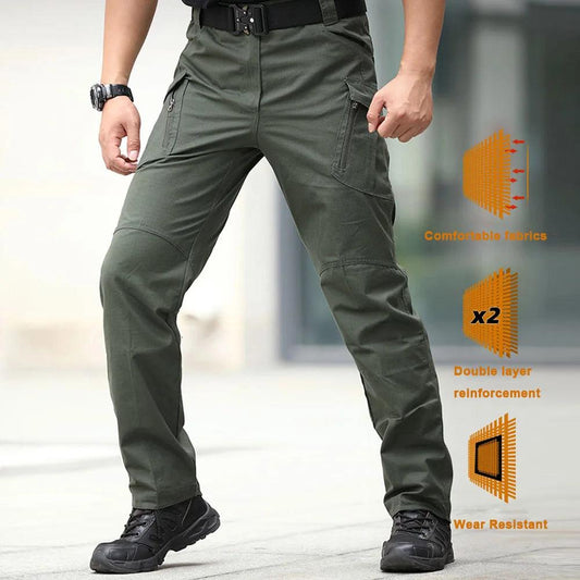 Pantalon cargo tactique classique pour randonnée en plein air, trekking, jogging tactique militaire, camouflage, multi-poches