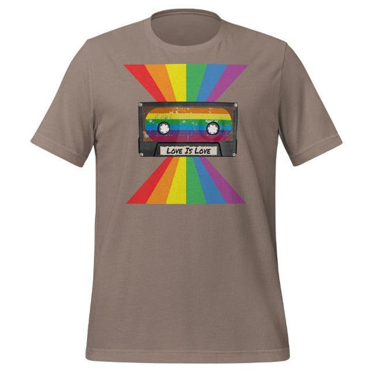 T-shirt Gay Pride « Love Is Love » européen et américain