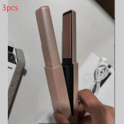 Lisseur à cheveux sans fil USB, mini fer à boucler en céramique, 3 températures constantes, portable, pour voyage