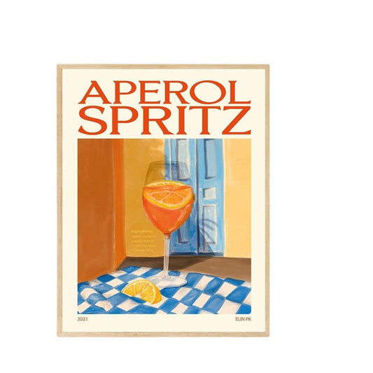 Affiche de boisson, jus, cocktail, cuisine, restaurant, bar, toile murale, peinture décorative