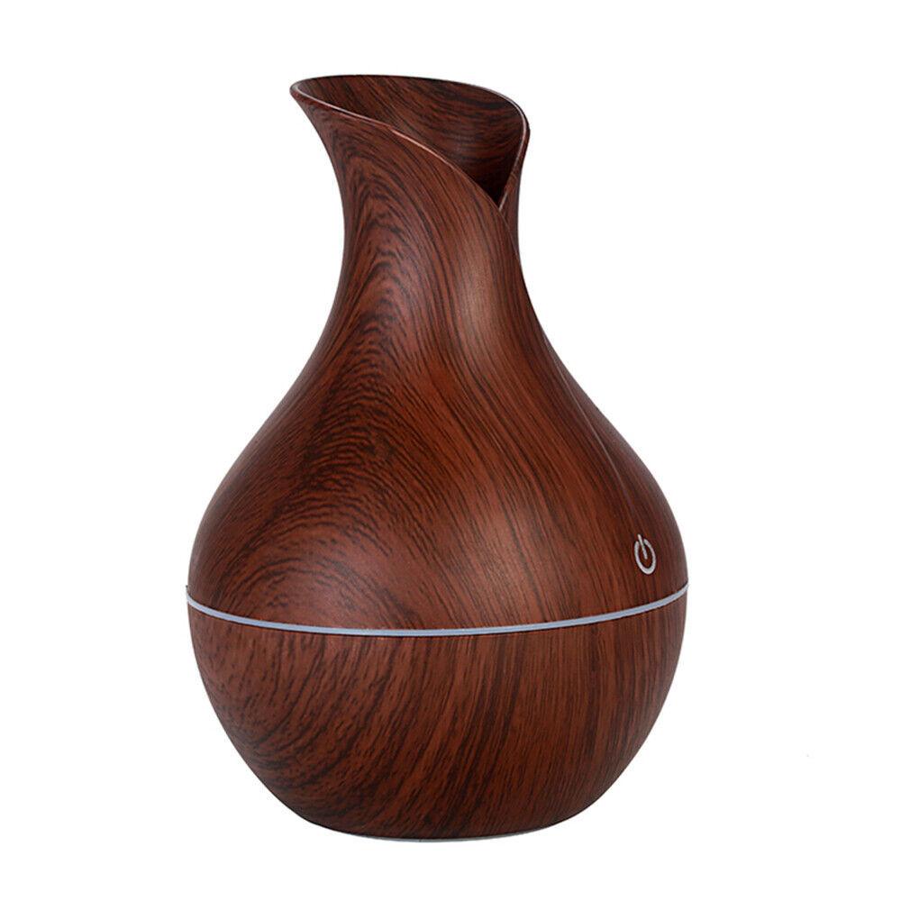 Humidificateur d'arômes ultrasonique à LED, diffuseur d'huiles essentielles, purificateur d'air, aromathérapie, petit porte-encens, bougie, parfum de yoga, brûleur d'arômes en forme de vase d'intérieur, fontaine à fumée, décoration de salon