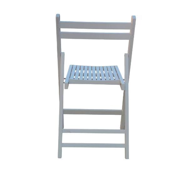 Chaises pliantes en bois à lattes pour événements spéciaux