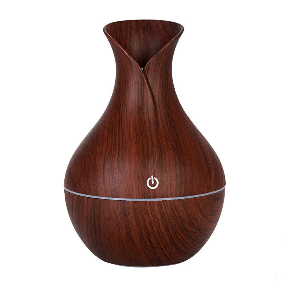 Humidificateur d'arômes ultrasonique à LED, diffuseur d'huiles essentielles, purificateur d'air, aromathérapie, petit porte-encens, bougie, parfum de yoga, brûleur d'arômes en forme de vase d'intérieur, fontaine à fumée, décoration de salon